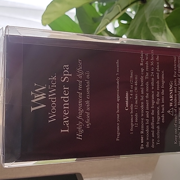 WoodWick Lavender Spa Reed Diffuser - Picture 4 of 6